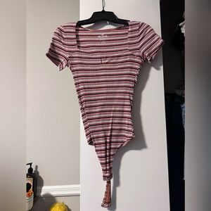 Hollister Striped Bodysuit